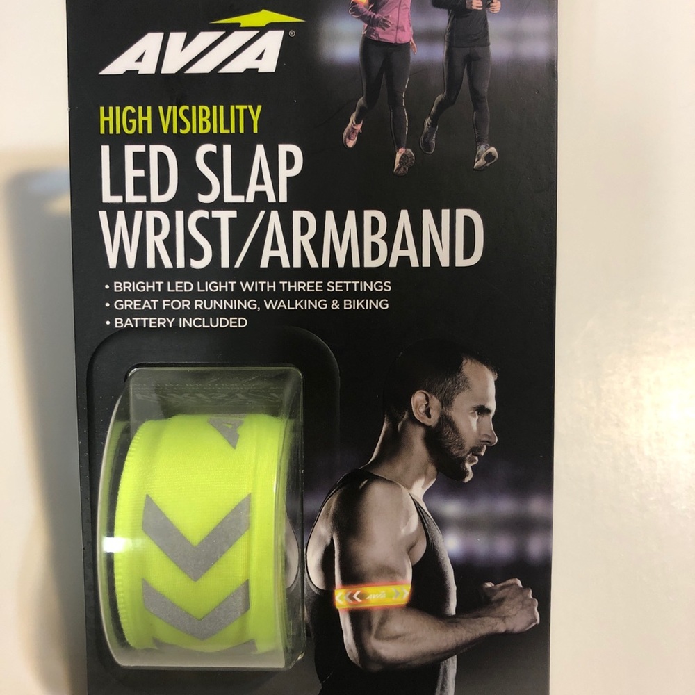 Avia High Visibilty LED Slap Wrist/Armband Light